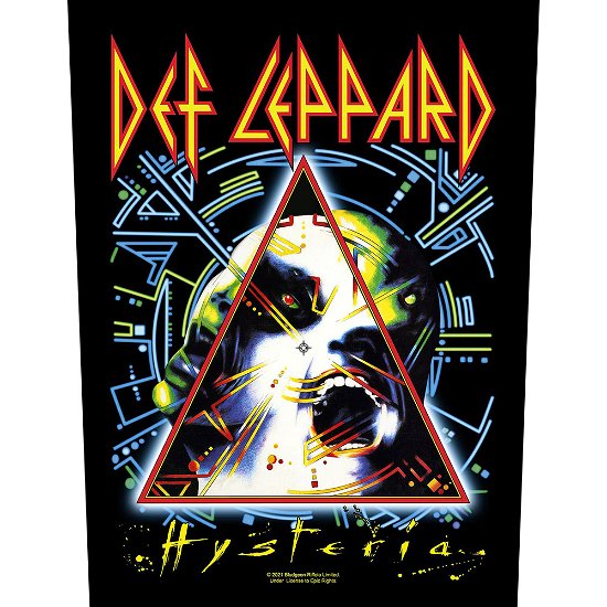 Cover for Def Leppard · Def Leppard Back Patch: Hysteria (MERCH)