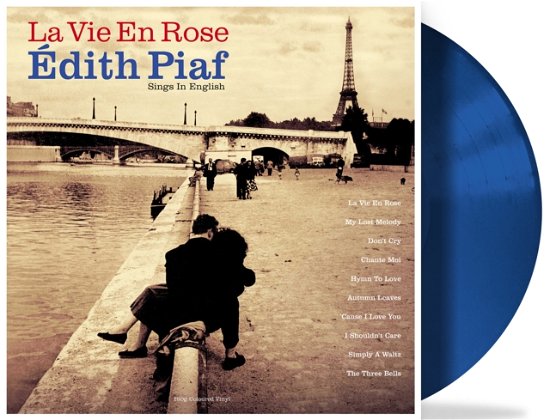 Cover for Edith Piaf · La Vie En Rose Edith Piaf Sings In English (Royal Blue Vinyl) (LP) [Coloured edition] (2023)