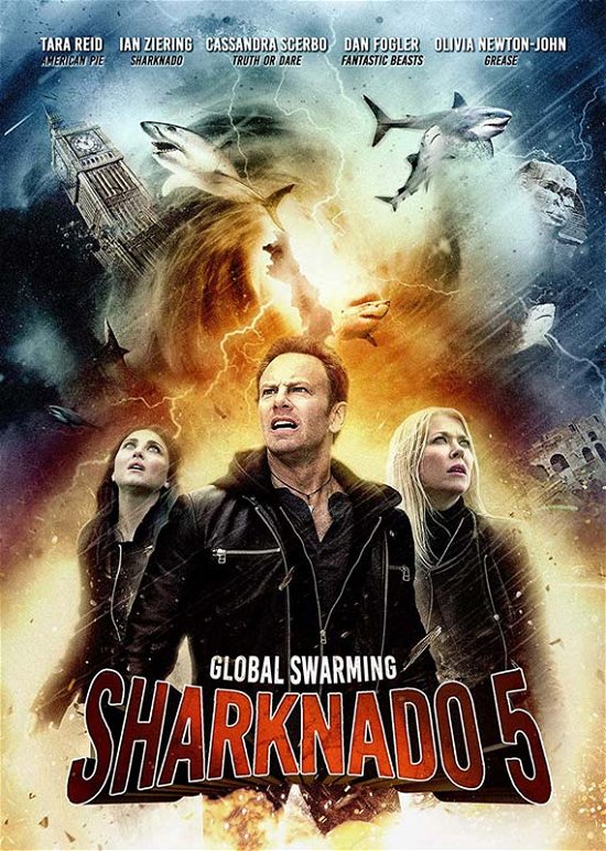 Cover for Sharknado 5 Global Swarming · Sharknado 5 - Global Swarming (DVD) (2019)