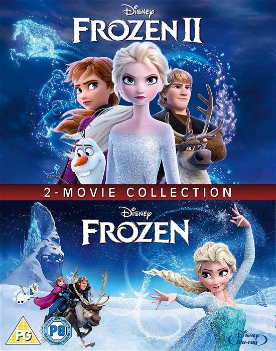 Frozen / Frozen 2 - Frozen Doublepack BD - Elokuva - Walt Disney - 8717418563622 - maanantai 30. maaliskuuta 2020