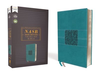 Cover for Zondervan · NASB, Thinline Bible, Leathersoft, Teal, Red Letter, 2020 Text, Comfort Print (Leather Book) (2021)