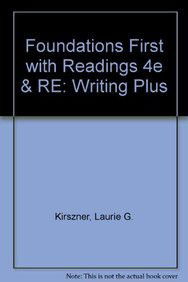 Cover for Laurie G. Kirszner · Foundations First with Readings 4e &amp; Re Writing Plus (Hardcover Book) (2011)