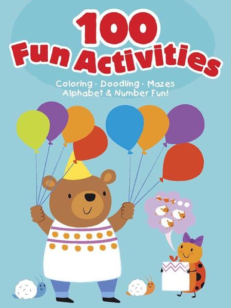 Cover for Dover Dover Publications · 100 Fun Activities--Blue (Book) (2020)