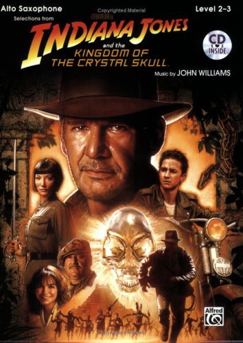 Cover for John · Indiana Jones and the Kingdom of the Crystal Skull Instrumental Solos: Alto Sax (Book &amp; Cd) (Pop Instrumental Solo) (Paperback Bog) (2008)