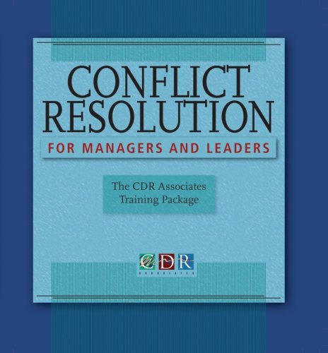 Cover for Cdr Associates · Conflict Resolution for Managers and Leaders, Trainer's Manual: the Cdr Associates Training Package (Spiralbog) (2007)