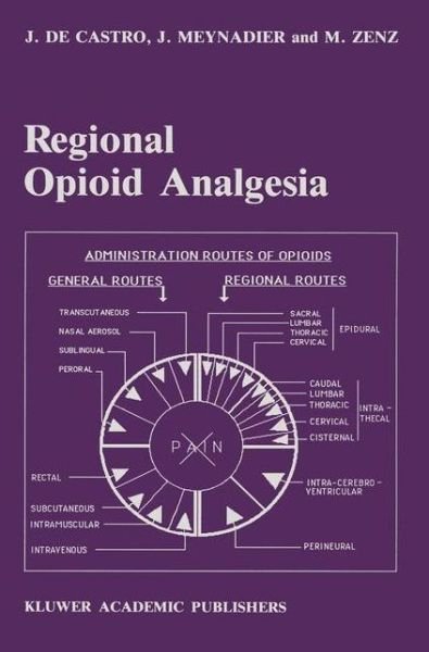 Cover for J. De Castro · Regional Opioid Analgesia: Physiopharmacological Basis, Drugs, Equipment and Clinical Application - Developments in Critical Care Medicine and Anaesthesiology (Hardcover bog) [1991 edition] (1991)