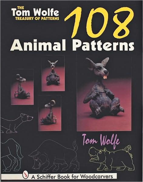 The Tom Wolfe Treasury of Patterns: 108 Animal Patterns - Tom Wolfe - Bøger - Schiffer Publishing Ltd - 9780887409622 - 6. januar 1997