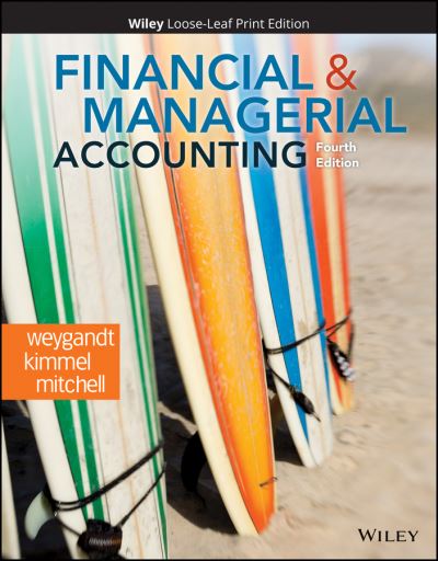 Financial and Managerial Accounting - Jerry J. Weygandt - Books - John Wiley & Sons Inc - 9781119752622 - November 17, 2020