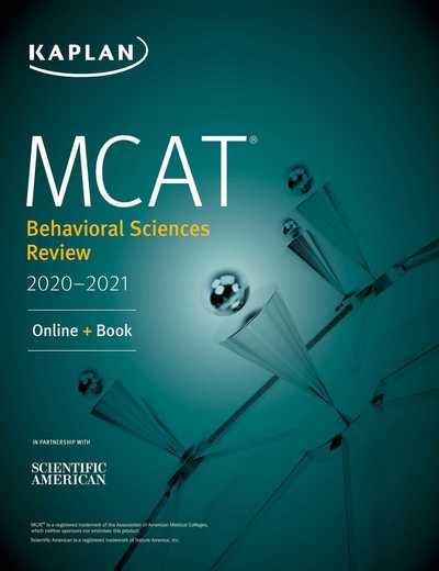 Cover for Kaplan Test Prep · MCAT Behavioral Sciences Review 2020-2021: Online + Book - Kaplan Test Prep (Taschenbuch) [Proprietary, Third Edition, edition] (2019)