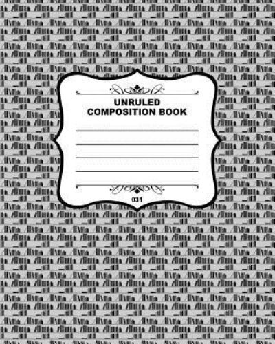 Cover for Joe Dolan · Unruled Composition Book 031 (Paperback Book) (2015)