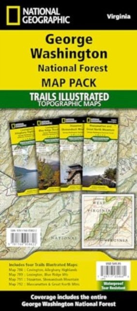 Cover for National Geographic Maps · George Washington National Forest [Map Pack Bundle] - National Geographic Trails Illustrated Map (Map) [2020th edition] (2020)