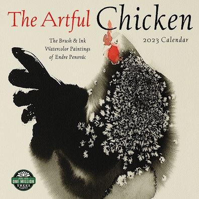 Cover for Endre Penovac · Artful Chicken 2023 Wall Calendar - Square (Calendar) (2022)