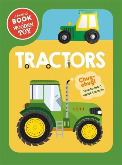 Cover for Igloo Books · Tractor - Wooden Toy and Fact Book (Board book) (2023)