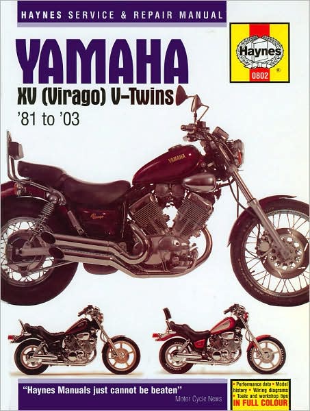 Cover for Alan Ahlstrand · Yamaha Xv Virago V-twins Service and Repair Manual: 1981 to 2003 - Haynes Service and Repair Manuals (Hardcover Book) [5 Rev edition] (2003)