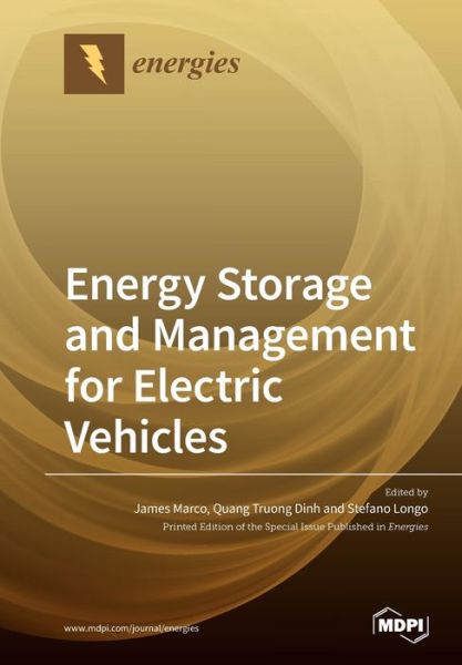 Cover for James Marco · Energy Storage and Management for Electric Vehicles (Paperback Book) (2020)
