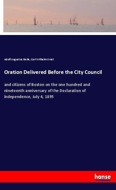 Cover for Berle · Oration Delivered Before the City (Book)