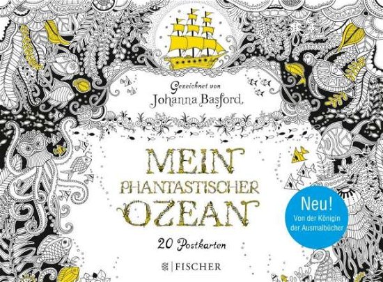 Cover for Fischer Tb.03662 Phantast.ozean · Phantastischer Ozean Postkartenbuch (Leketøy) (2016)