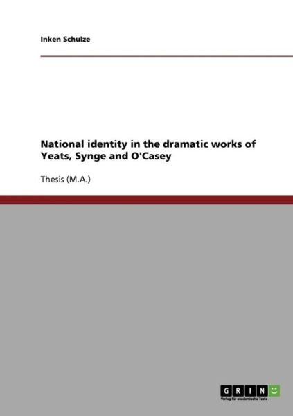 Cover for Schulze · National identity in the dramat (Bog) (2013)