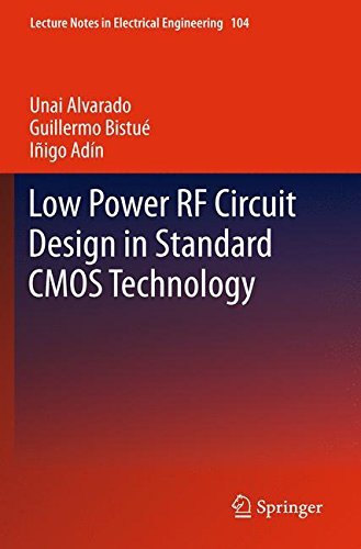 Cover for Unai Alvarado · Low Power RF Circuit Design in Standard CMOS Technology - Lecture Notes in Electrical Engineering (Paperback Book) [2012 edition] (2013)