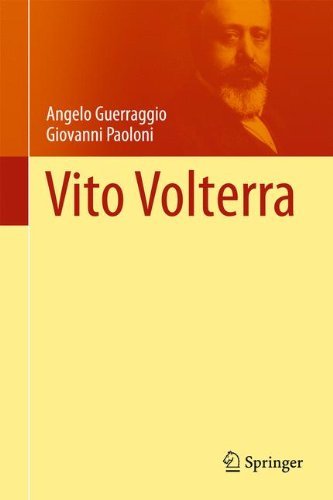Cover for Angelo Guerraggio · Vito Volterra (Hardcover Book) [2013 edition] (2013)