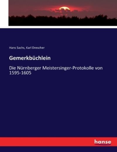 Cover for Sachs · Gemerkbüchlein (Book) (2017)