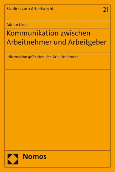 Cover for Löser · Kommunikation zwischen Arbeitnehm (Book) (2017)