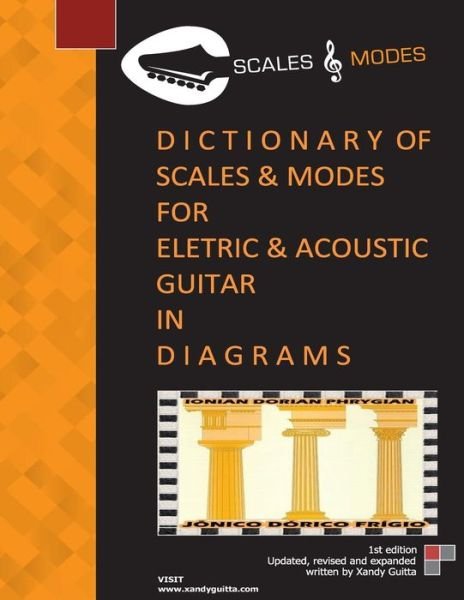 Cover for Alexandre Silva Cruz · Dictionary of Scales &amp; Modes for Eletric &amp; Acoustic Guitar in D I A G R A M S (Paperback Book) (2014)