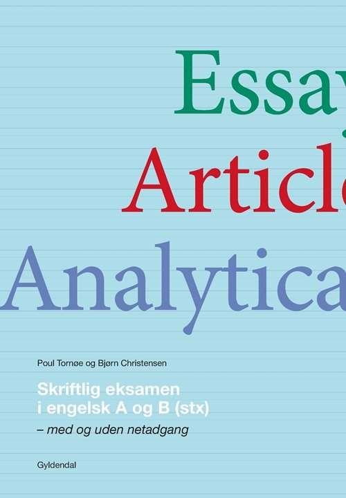 Cover for Poul Tornøe; Bjørn Christensen · Skriftlig eksamen i engelsk - stx og hf (Sewn Spine Book) [1.º edición] (2019)