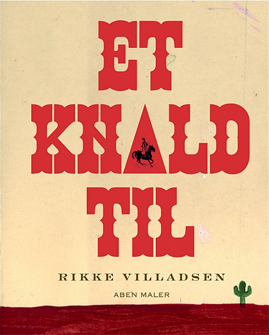 Cover for Rikke Villadsen · Et knald til (Sewn Spine Book) [1er édition] (2014)