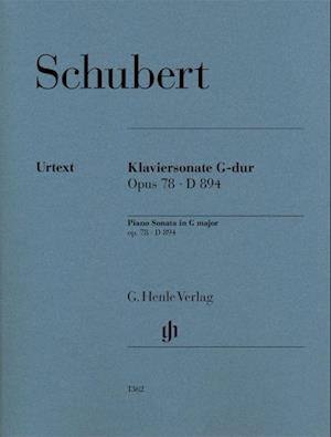 Cover for Franz Schubert · Klaviersonate G-dur O (Bok)