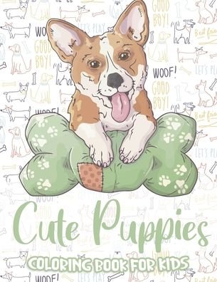 Cover for Doggie Publishing · Cute Puppies Coloring Book (Paperback Book) (2020)