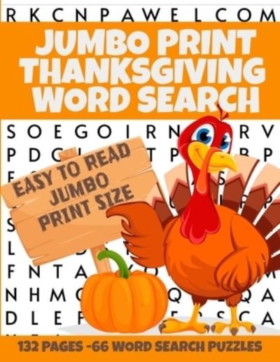 Cover for Mt Lee · Jumbo Print Thanksgiving Word Search (Paperback Book) (2020)