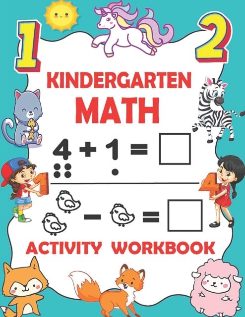 Cover for Medabix Workbooks · Kindergarten Math Activity Workbook: Number Tracing, Addition and Subtraction math workbook for toddlers and preschoolers age 3-7, Big practice book for kindergarteners, Preschool math workbook (Pocketbok) (2021)