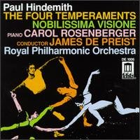 Cover for Hindemith / Rosenberger / Rpo / De Priest · Four Temperaments / Nobilissima (CD) (1992)
