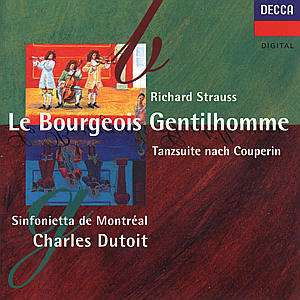 Cover for Juillet C. / Bertsch R. / Sinfonietta De Montreal / Dutoit Charles · Tanzsuite Nach Couperin, Av 107 / Le Bourgeois Gentilhomme - Suite Op. 60 (CD) (1995)