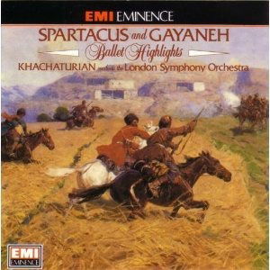 Cover for Aram Khachaturian · Spartacus &amp; Gayaneh Suites (CD)