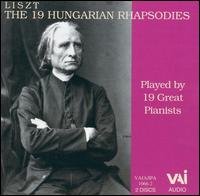 Cover for Liszt · 19 Hungarian Rhapsodies Played by 19 Great Pianist (CD) (1994)