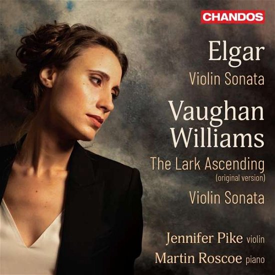 Cover for Pike, Jennifer / Martin Roscoe · Elgar Violin Sonata / Vaughan Williams Lark Ascending (CD) (2020)