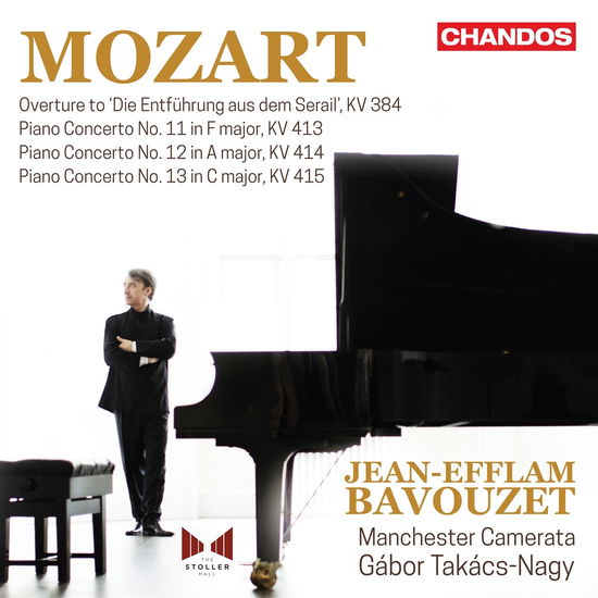 Cover for Jean-Efflam Bavouzet &amp; Manchester Camerata &amp; Gábor Takács-Nagy · Mozart: Overture To Die Entführung Aus Dem Serail KV 384 / Piano Concerto No. 11, 12 &amp; 13 (CD) (2024)