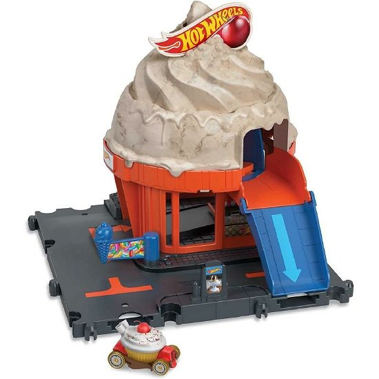 Cover for Hot Wheels · Hot Wheels City Downtown Ice Cream Shop (MERCH) (2022)