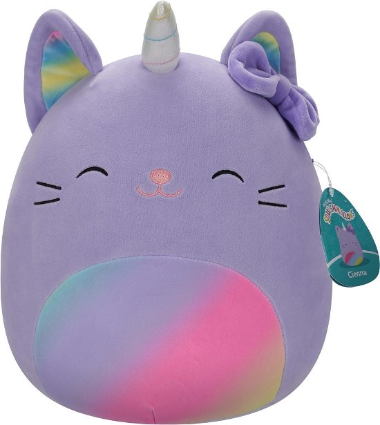 Cover for Squishmallows  12 Cienna  Lavender Caticorn WRainbow Pastel Belly and Bow Plush · Squishmallows Plüschfigur Lavender Caticorn with R (Leketøy) (2024)