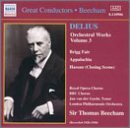 DELIUS: Orchestral Works,Vol.3 - Beecham,sir Thomas / Rpo / Lpo - Musik - NAXOS - 0636943190623 - 2. Mai 2000