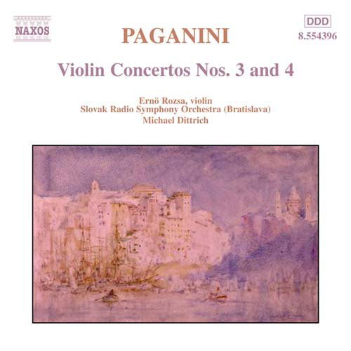 Violin Concertos 3 & 4 - N. Paganini - Música - NAXOS - 0636943439623 - 18 de maio de 2009