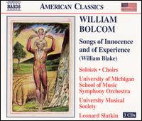 Songs Of Innocence - W. Bolcom - Music - NAXOS - 0636943921623 - June 6, 2005