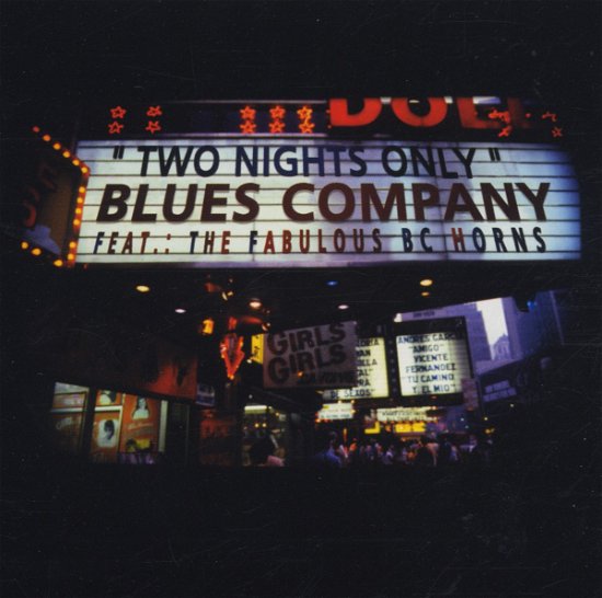 Cover for Blues Company · Two Nights Only-live (CD) [Live edition] (2011)