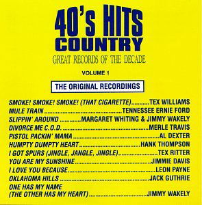 40'S Country Hits 1 / Various-40'S Country Hits 1 - 40's Country Hits 1 / Various - Musik - Curb Records - 0715187734623 - 7 augusti 1990