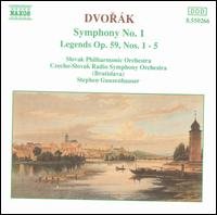 Cover for Dvorak / Gunzenhauser / Slovak Philharmonic · Symphony 1 / Legends 1-5 (CD) (1993)