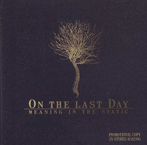 Cover for On The Last Day · Meaning in the Static (CD) (2006)