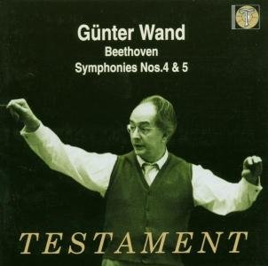 Symphony No.  4 & No.  5 Testament Klassisk - Wand Günter - Muziek - DAN - 0749677128623 - 2000