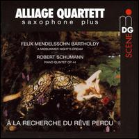 Cover for Alliage Quartet / Bae · La Recherche Du Reve MDG Klassisk (CD) (2006)